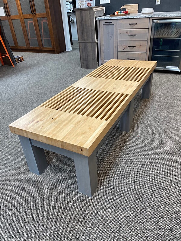 custom end kitchen table build - kitchen and dining tables by Fox In the Sawdust