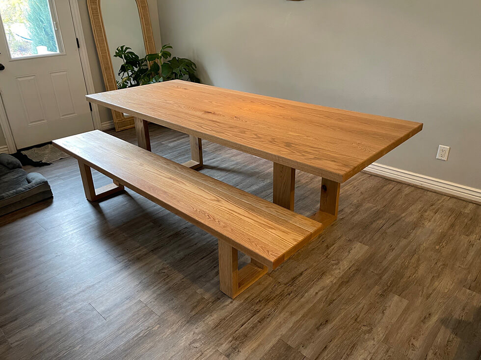 A beautiful custom build picnic table - picnic tables by Fox In the Sawdust